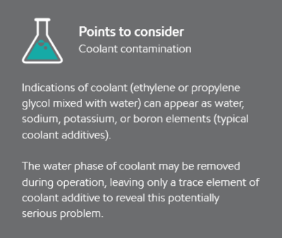 coolant contamination